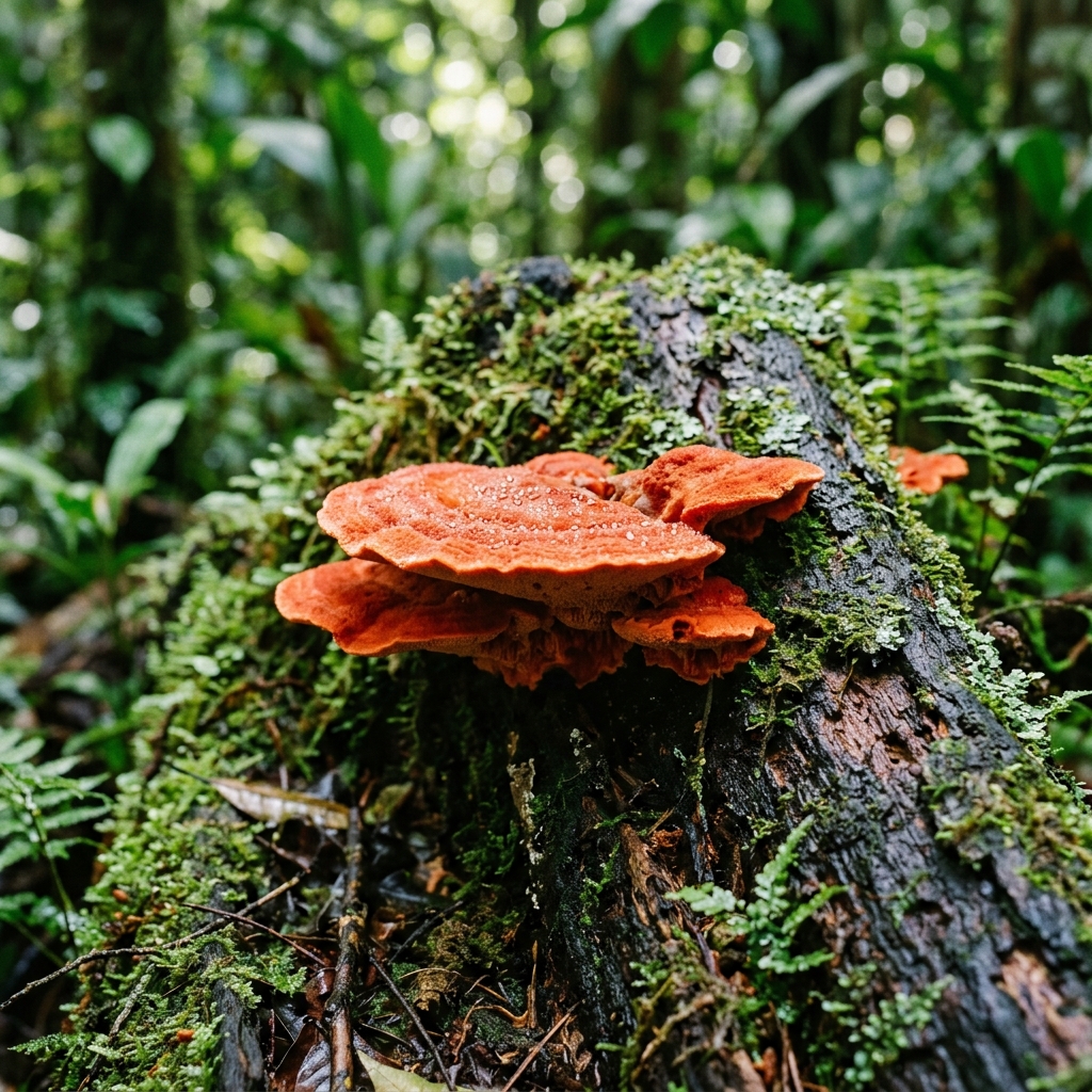 Nấm vân chi đỏ Pycnoporus sanguineus